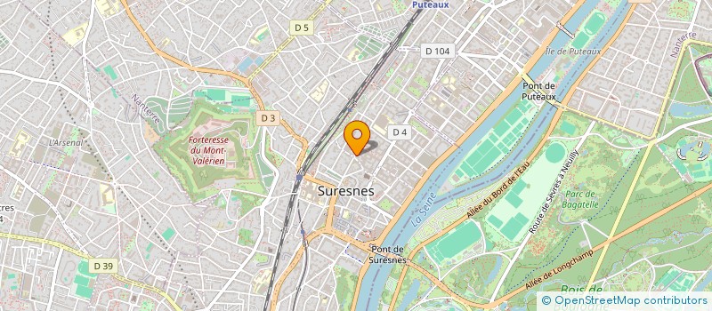 localisation de l'entreprise MADAME FABIENNE CHATILLON à SURESNES