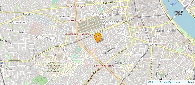 localisation de l'entreprise MADAME FABIENNE CHAUMET à BORDEAUX