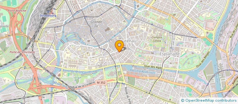 localisation de l'entreprise MADAME FABIENNE CHAUVIER à STRASBOURG
