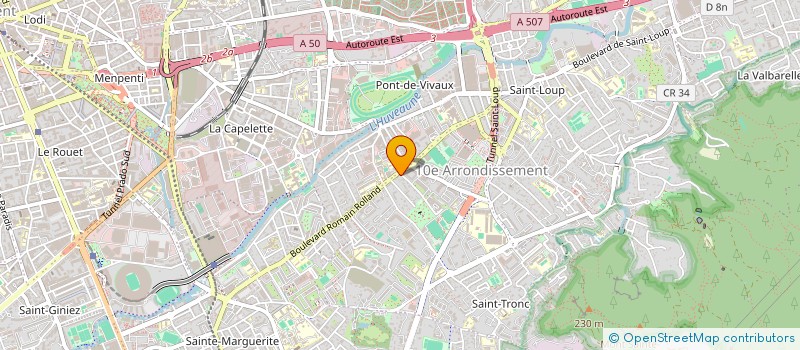 localisation de l'entreprise MADAME FABIENNE CHAUVIN à MARSEILLE