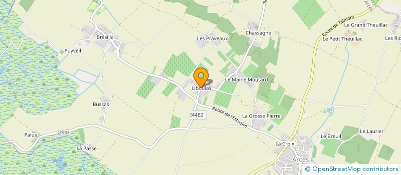 localisation de l'entreprise MADAME FABIENNE CHAUVIN  ARCES