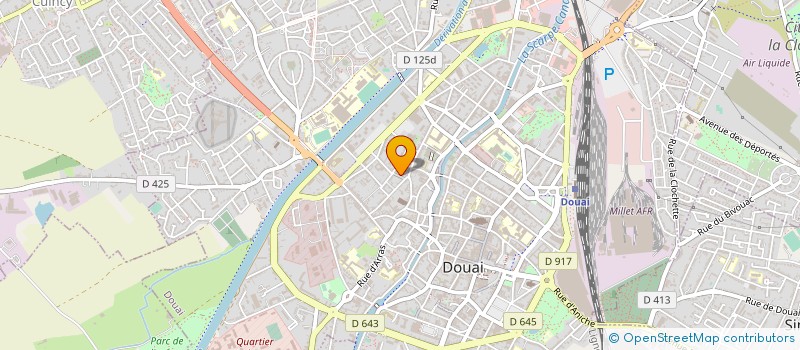 localisation de l'entreprise MADAME FABIENNE CHMIELEWSKI à DOUAI