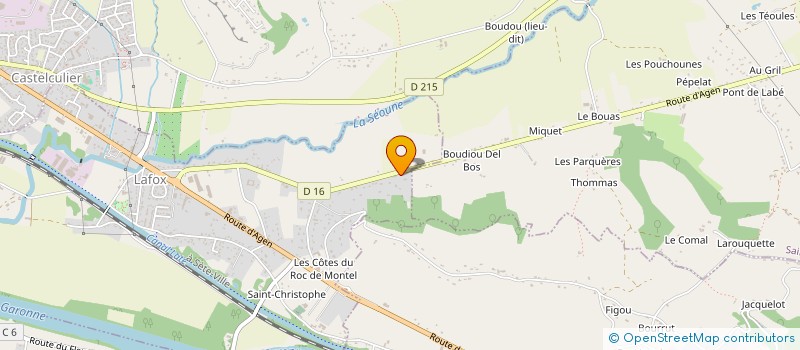 localisation de l'entreprise MADAME FABIENNE CHOQUET  LAFOX