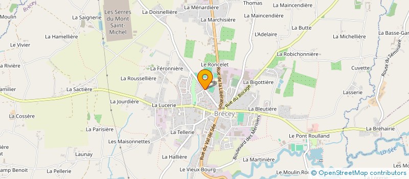 localisation de l'entreprise MADAME FABIENNE CHORIN  BRECEY