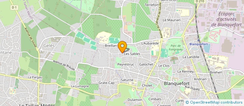 localisation de l'entreprise MADAME FABIENNE CHOURRY à BLANQUEFORT