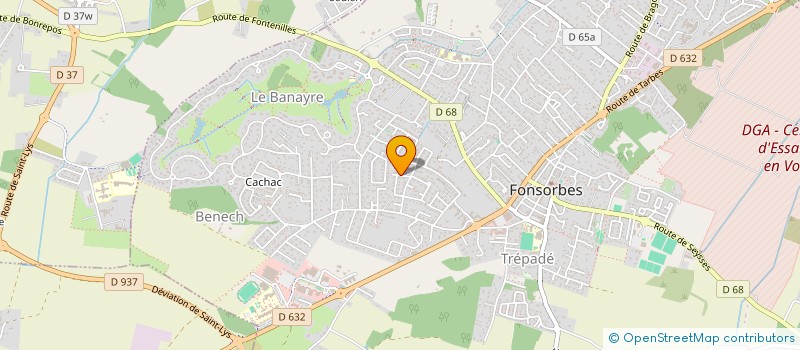 localisation de l'entreprise MADAME FABIENNE CHRETIEN à FONSORBES