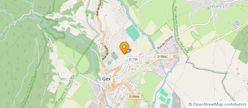 localisation de l'entreprise MADAME FABIENNE CHRISTEN  GEX