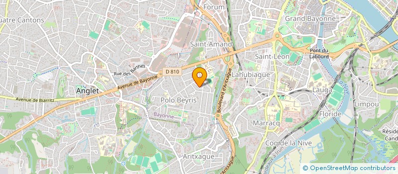 localisation de l'entreprise MADAME FABIENNE CILIA  BAYONNE