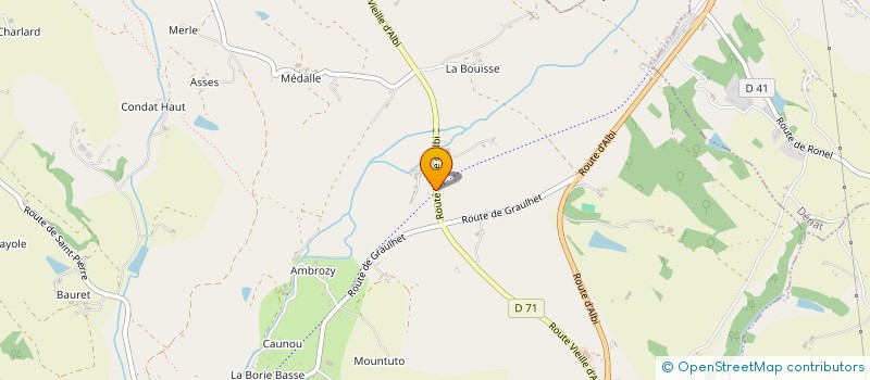 localisation de l'entreprise MADAME FABIENNE CLEMENT à PUYGOUZON