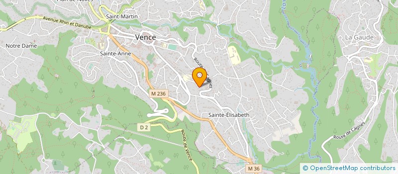 localisation de l'entreprise MADAME FABIENNE COCATRE à VENCE