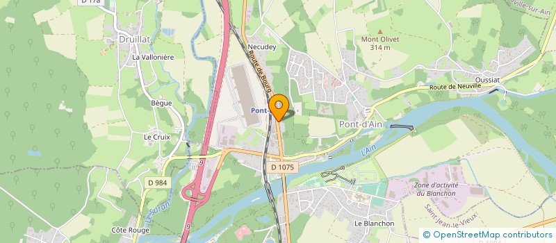 localisation de l'entreprise MADAME FABIENNE COLLOMBIN à PONT D'AIN