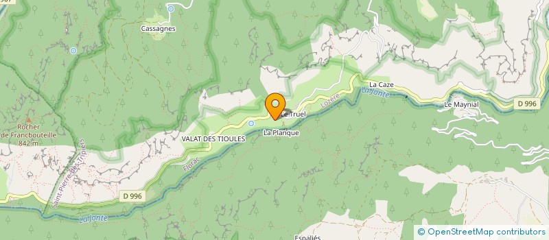 localisation de l'entreprise MADAME FABIENNE COMBEMALE  MEYRUEIS