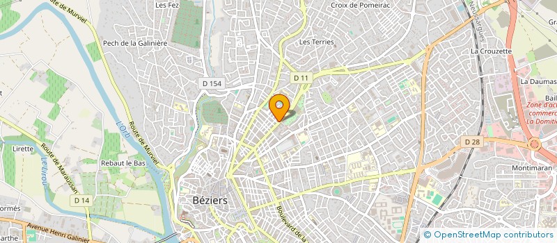 localisation de l'entreprise MADAME FABIENNE COMMANDRE à BEZIERS