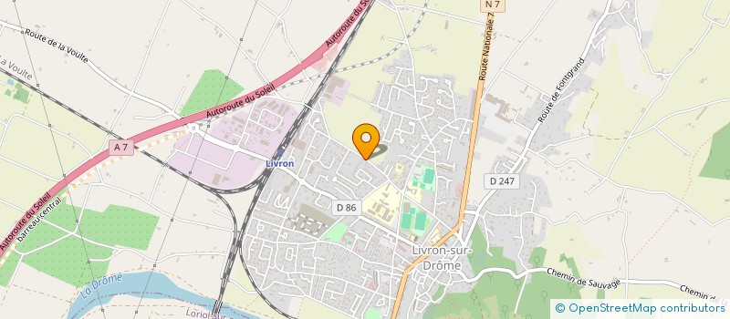 localisation de l'entreprise MADAME FABIENNE CONSTANTIN à LIVRON-SUR-DROME