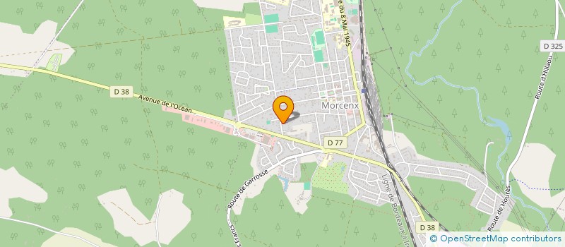 localisation de l'entreprise MADAME FABIENNE COQUILLETTE  MORCENX-LA-NOUVELLE