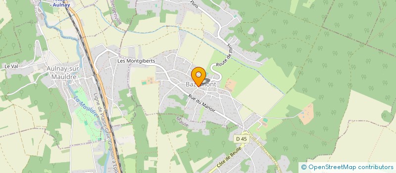 localisation de l'entreprise MADAME FABIENNE CORNEILLET  BAZEMONT