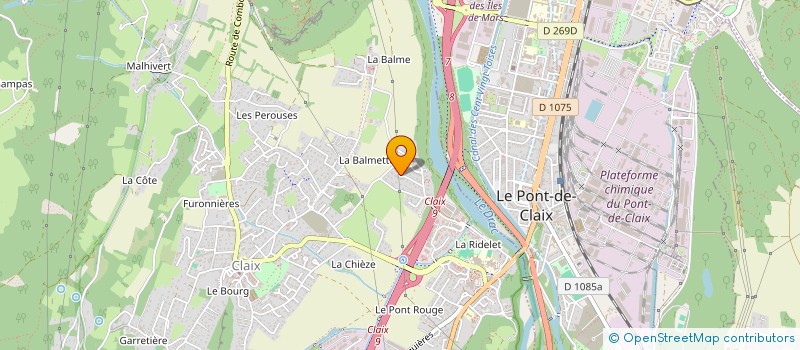 localisation de l'entreprise MADAME FABIENNE CORRAO  CLAIX