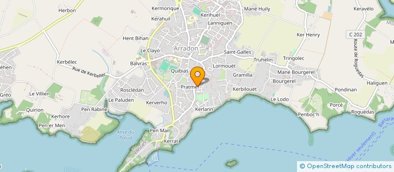 localisation de l'entreprise MADAME FABIENNE COSTEL à ARRADON