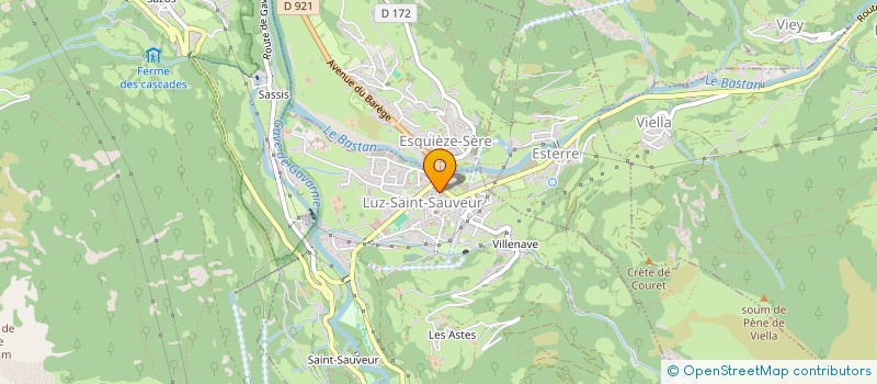 localisation de l'entreprise MADAME FABIENNE COTTAVOZ  LUZ-SAINT-SAUVEUR