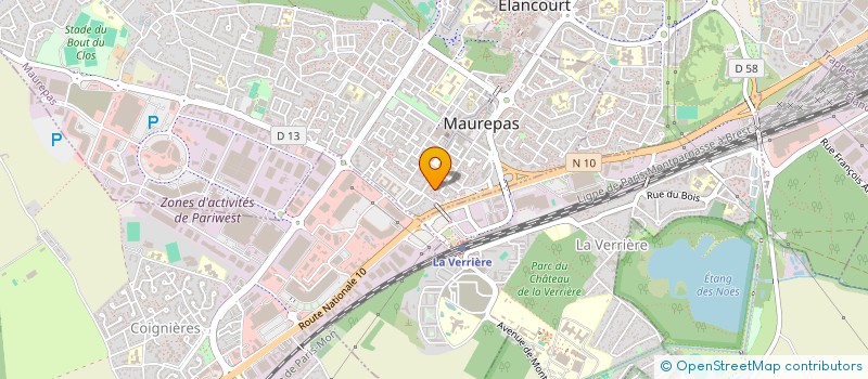 localisation de l'entreprise MADAME FABIENNE COUFIN  MAUREPAS