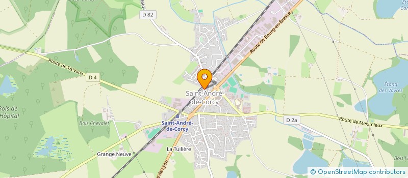 localisation de l'entreprise MADAME FABIENNE COULANGE  SAINT-ANDRE-DE-CORCY