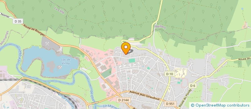 localisation de l'entreprise MADAME FABIENNE COULON  SAINT-AMAND-MONTROND