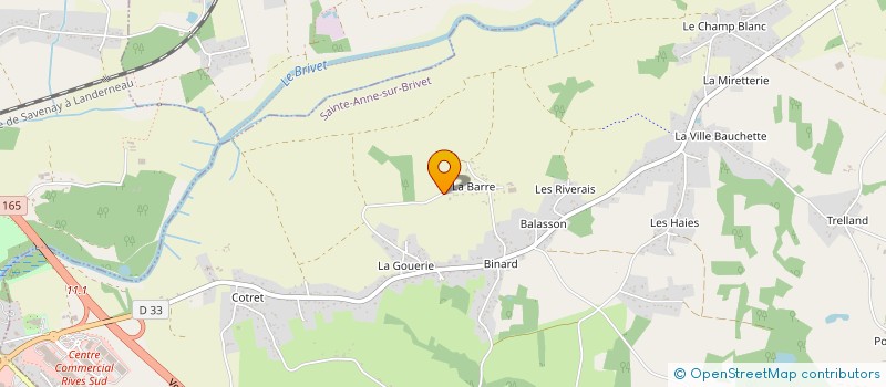 localisation de l'entreprise MADAME FABIENNE COUTE à SAINTE-ANNE-SUR-BRIVET