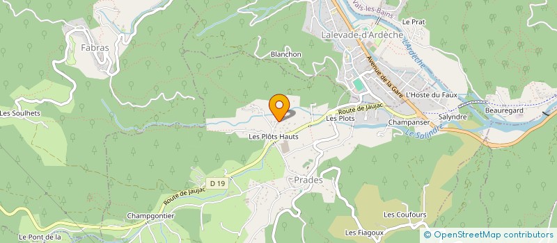 localisation de l'entreprise MADAME FABIENNE COUTURE à PRADES