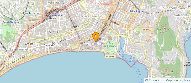 localisation de l'entreprise MADAME FABIENNE CRAINDART à NICE
