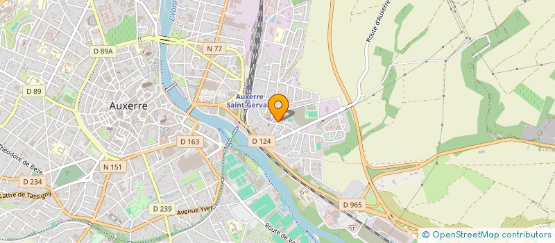 localisation de l'entreprise MADAME FABIENNE CREUZET à AUXERRE