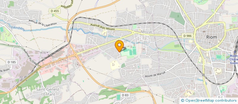 localisation de l'entreprise MADAME FABIENNE CRISTOFINI  MOZAC