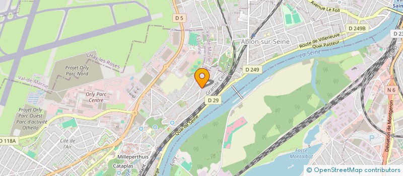 localisation de l'entreprise MADAME FABIENNE CROCQ à ATHIS MONS