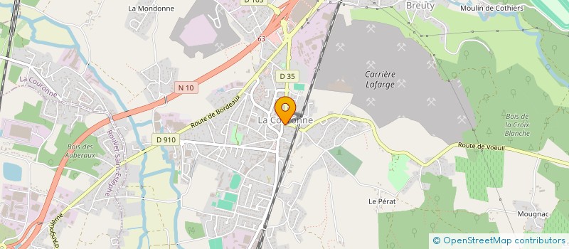 localisation de l'entreprise MADAME FABIENNE CROISE  CHAMBRAY-LES-TOURS