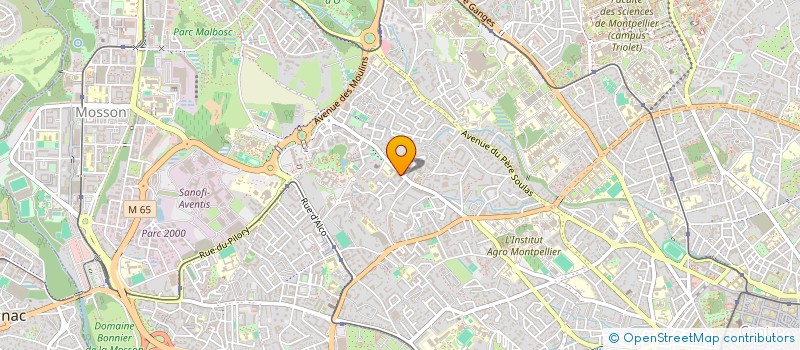 localisation de l'entreprise MADAME FABIENNE CROS à MONTPELLIER