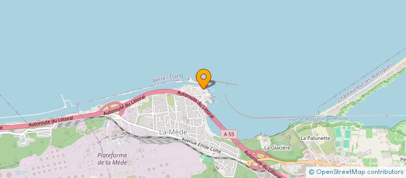 localisation de l'entreprise MADAME FABIENNE CROZE  CHATEAUNEUF-LES-MARTIGUES