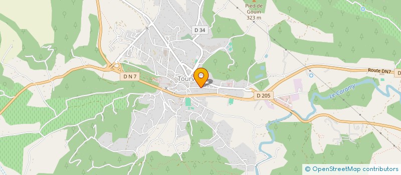 localisation de l'entreprise MADAME FABIENNE D'ORNANO  TOURVES