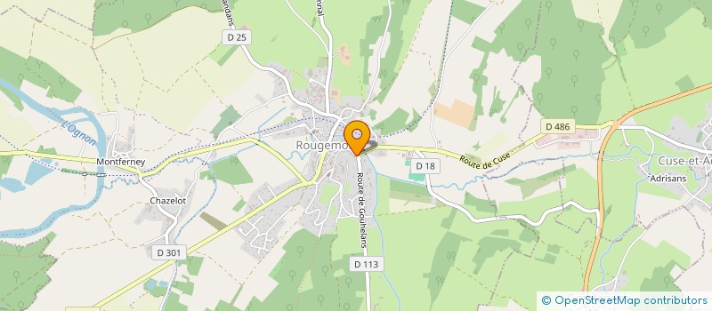localisation de l'entreprise MADAME FABIENNE DANCKAERT  ROUGEMONT