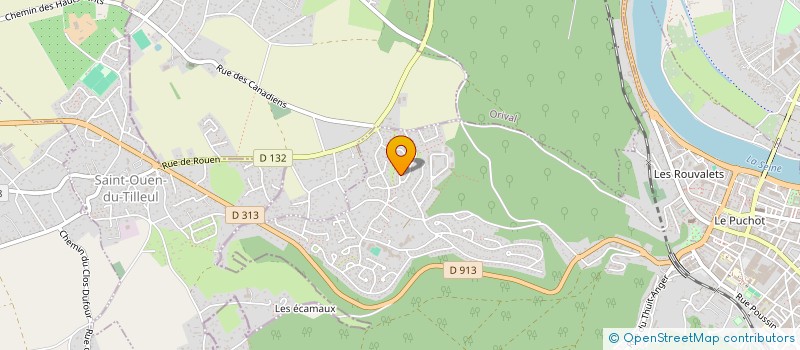 localisation de l'entreprise MADAME FABIENNE DANREE  ELBEUF