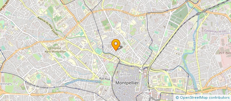 localisation de l'entreprise MADAME FABIENNE DAVID  MONTPELLIER