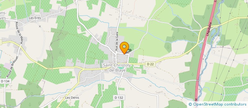 localisation de l'entreprise MADAME FABIENNE DAVID  SAINT-CHRISTOLY-DE-BLAYE