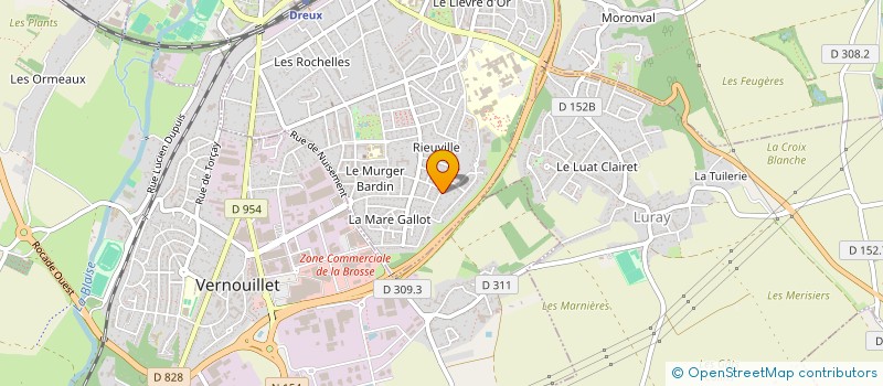 localisation de l'entreprise MADAME FABIENNE DE LANGENHAGEN à DREUX
