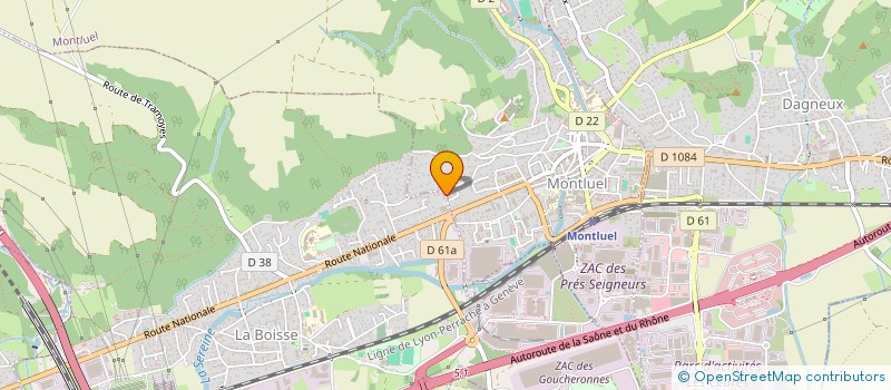 localisation de l'entreprise MADAME FABIENNE DE OLIVEIRA  DAGNEUX