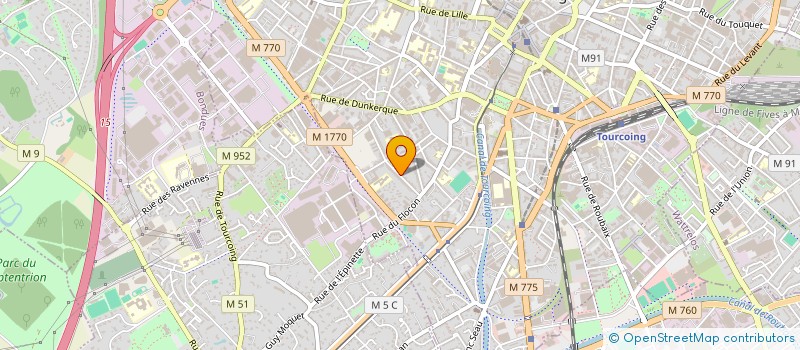 localisation de l'entreprise MADAME FABIENNE DECORNET à TOURCOING