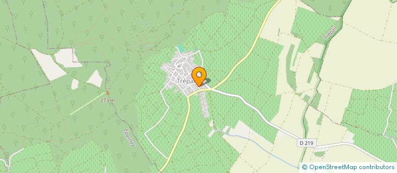 localisation de l'entreprise MADAME FABIENNE DEFRANCE  TREPAIL