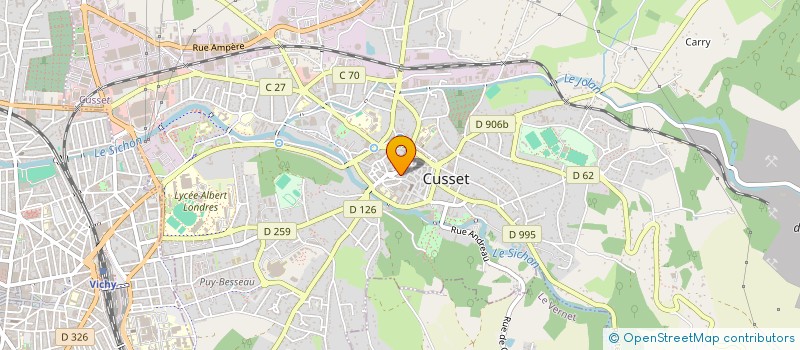 localisation de l'entreprise MADAME FABIENNE DELAFOSSE à CUSSET