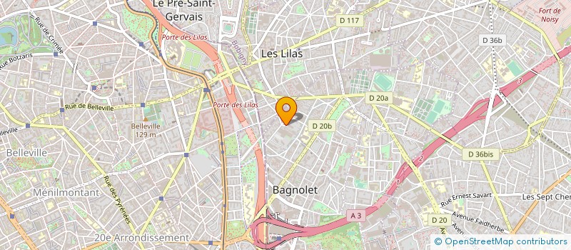 localisation de l'entreprise MADAME FABIENNE DELAFRAYE à BAGNOLET