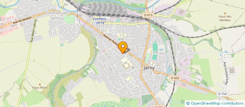 localisation de l'entreprise MADAME FABIENNE DELALLE  JARNY