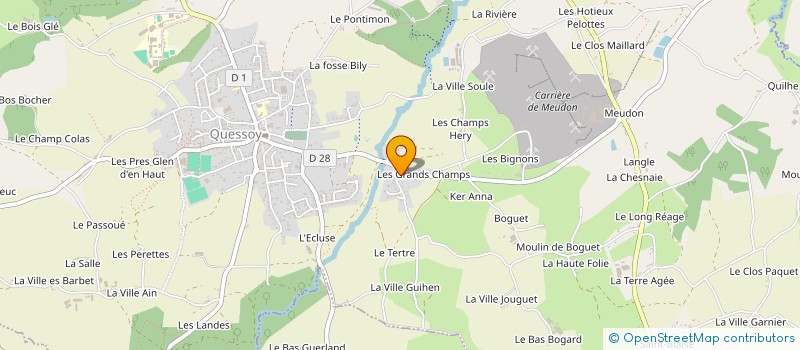 localisation de l'entreprise MADAME FABIENNE DELANOE  HILLION