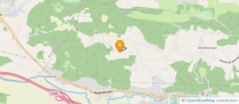 localisation de l'entreprise MADAME FABIENNE DELBARRE à CESSIEU