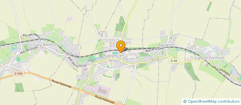 localisation de l'entreprise MADAME FABIENNE DELDIN à AUBIGNY-EN-ARTOIS